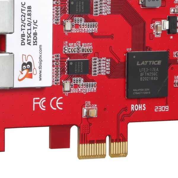 گیرنده تلویزیونی دو تیونر TBS6281se V2 DVB-T2/C2/T/C(J.83A/B/C)/ISDB-T/C /ATSC1.0 - 3