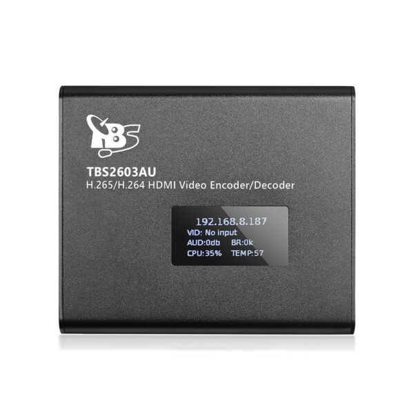 انکودر و دیکودر ویدئویی HDMI با پشتیبانی از NDI®|HX2 و کدک‌های H.265/H.264 مدل TBS2603au - 3