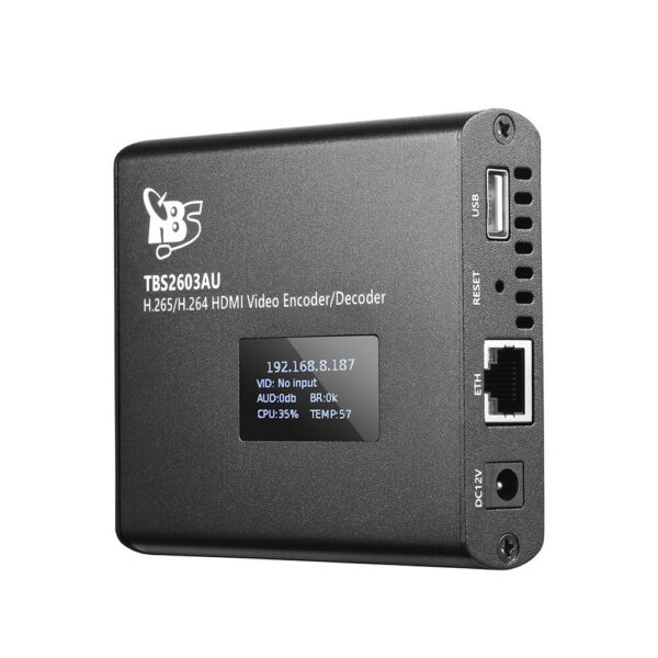 انکودر و دیکودر ویدئویی HDMI با پشتیبانی از NDI®|HX2 و کدک‌های H.265/H.264 مدل TBS2603au - 4