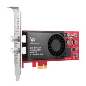 کارت حرفه‌ای هشت تیونر TBS6209se DVB-T2/C2/T/C
